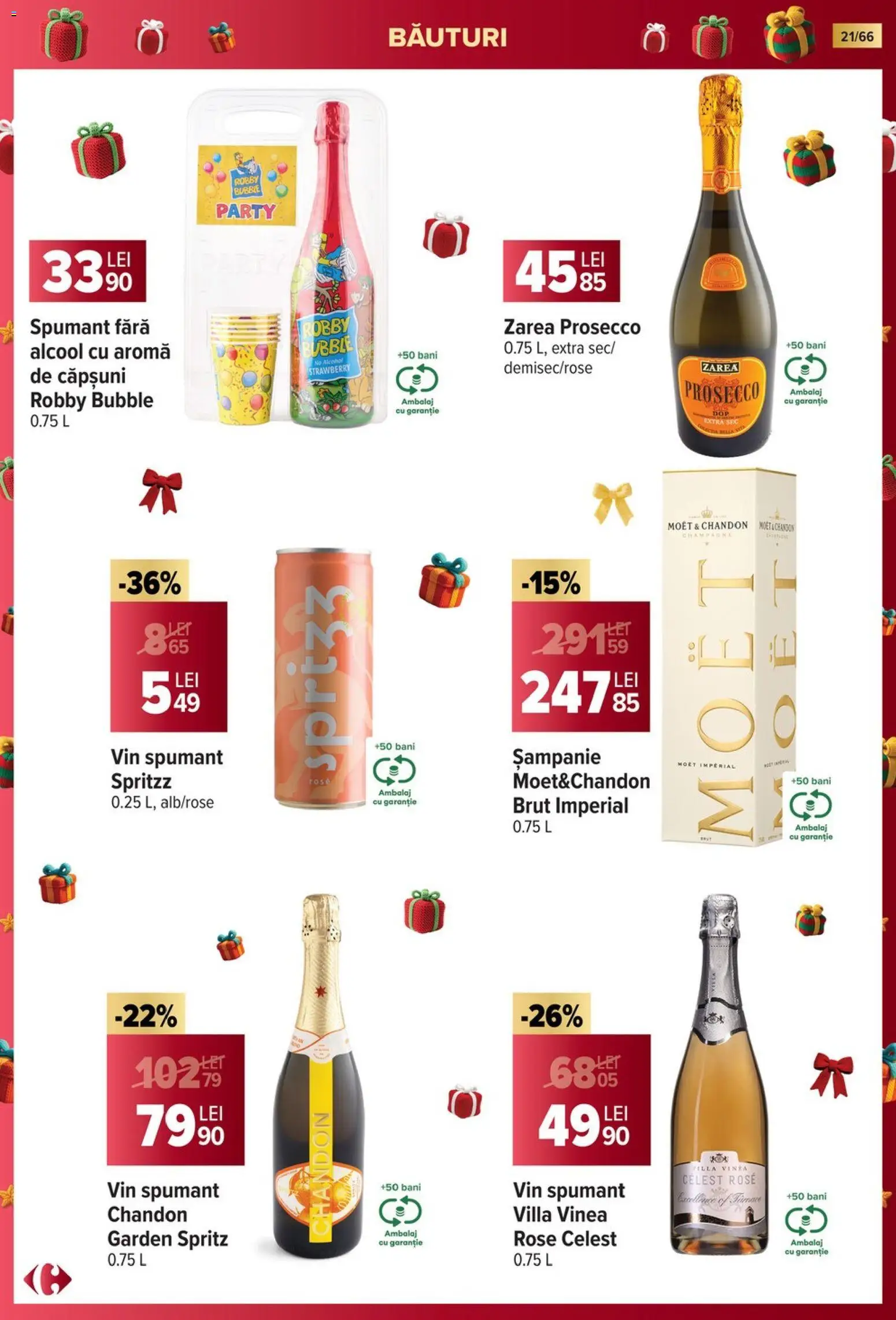Noul catalog Carrefour – valabil de la 19.11.2025 | Pagină: 21 | Produse: Prosecco, Vin, Căpșuni