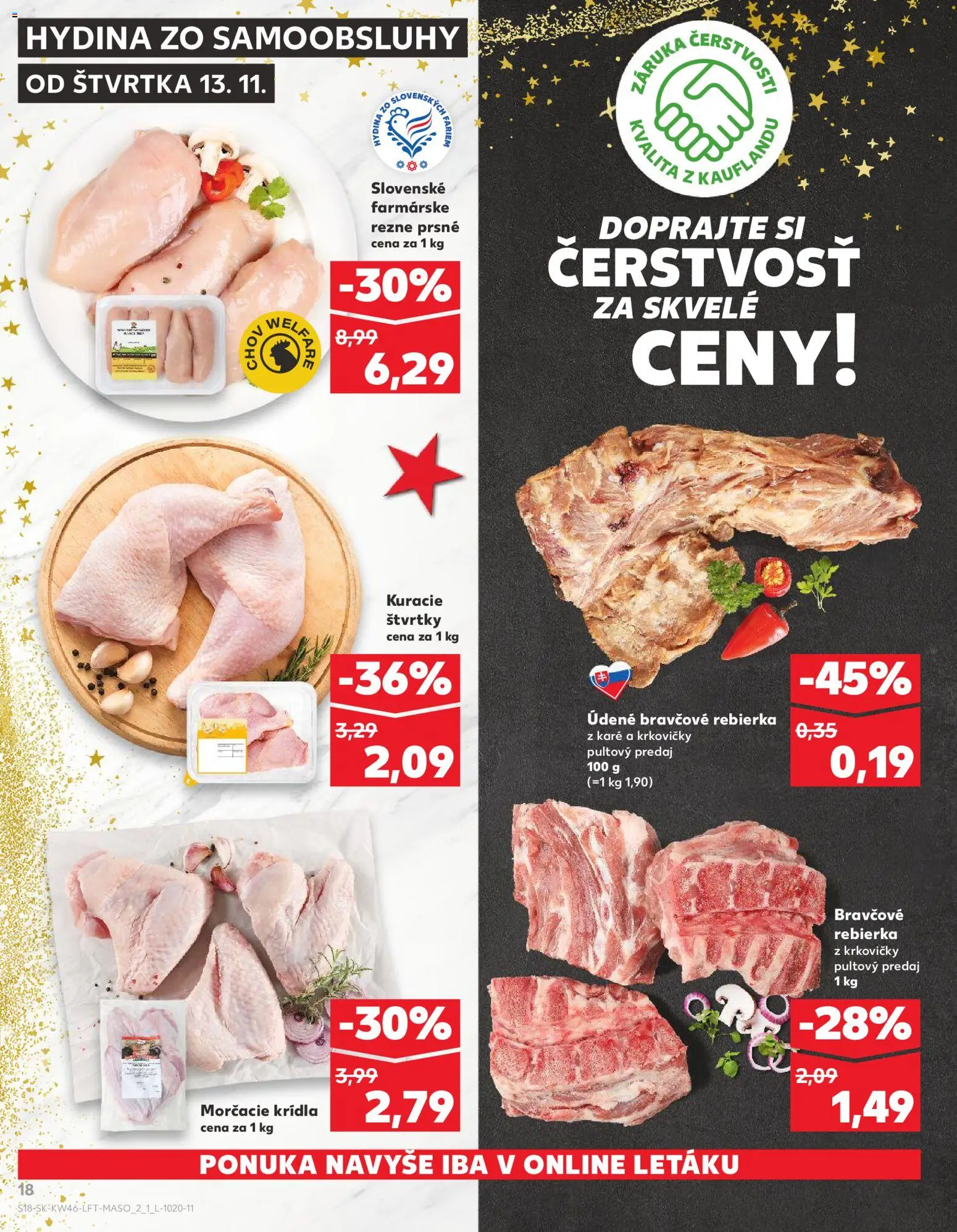 Kaufland SK akciós ujság - amely érvényes a következő dátumtól: 13.11.2025 | Oldal: 18
