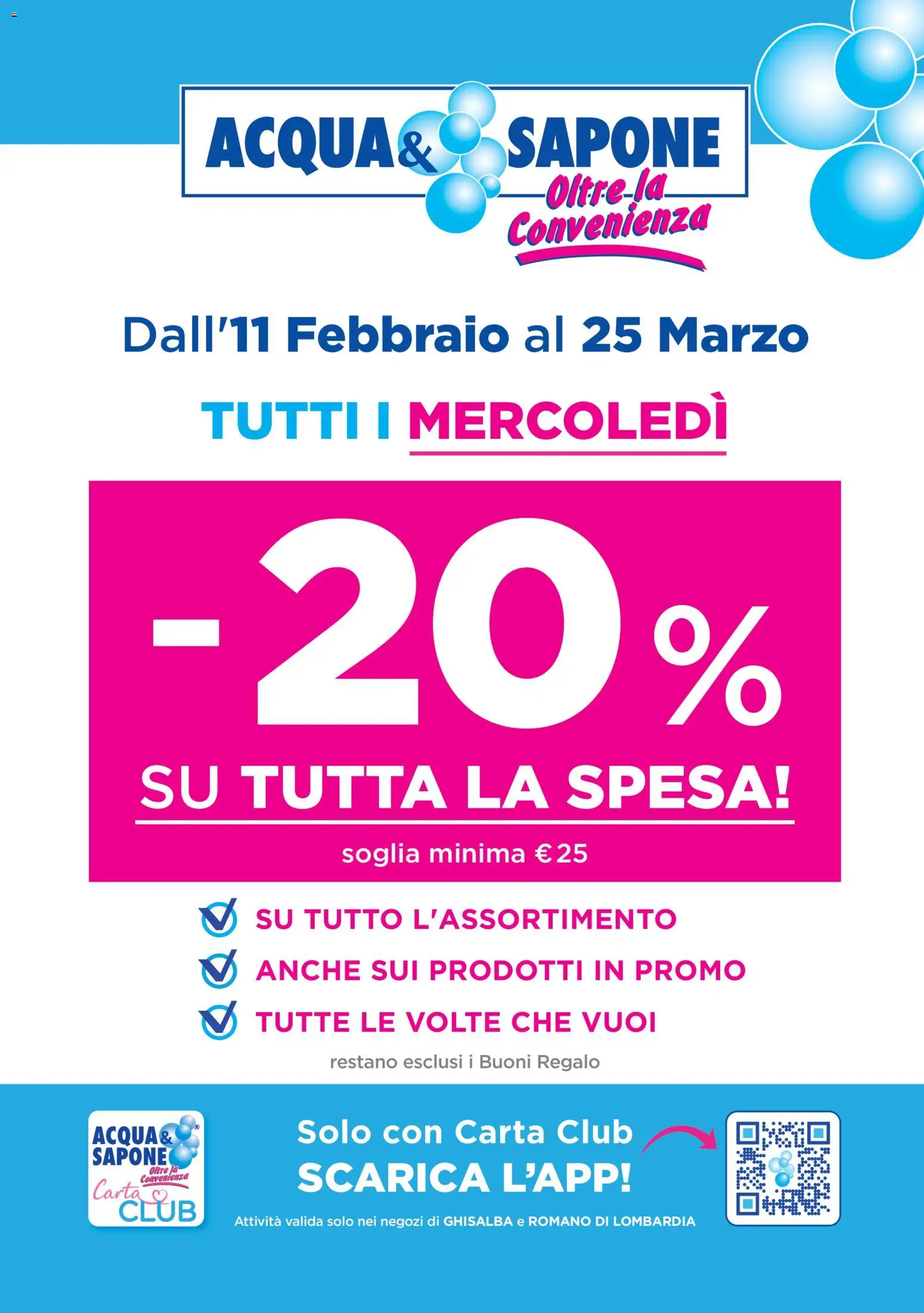 Volantino Acqua e Sapone del 11.02.2026 | Pagina: 1 | Prodotti: Sapone