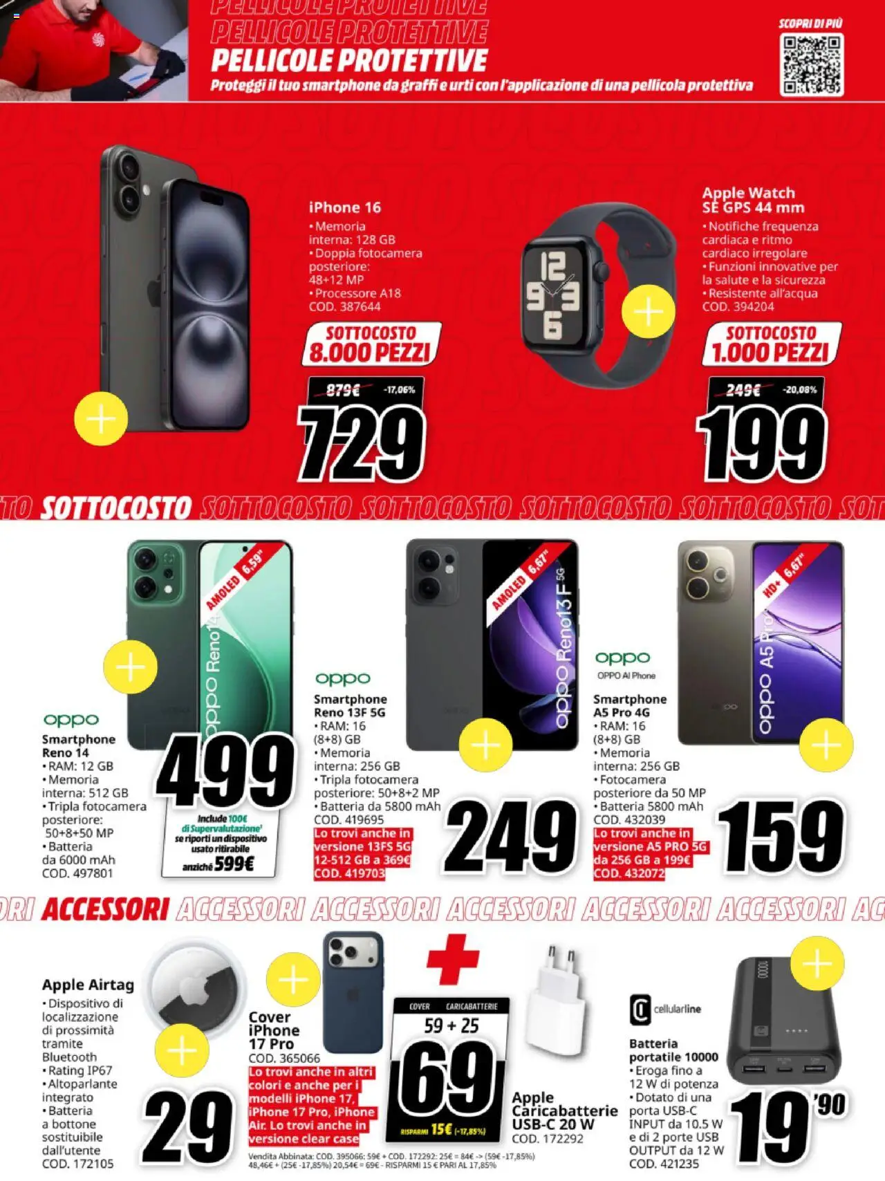 Volantino Media World del 03.10.2025 | Pagina: 6 | Prodotti: Altoparlante, Fotocamera, Pellicola, Caricabatterie