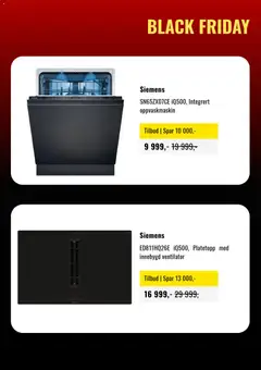 Forhåndsvisning av Skousen - Black Friday  gyldig fra 24.11.2025 | Side: 5 | Produkter: Oppvaskmaskin