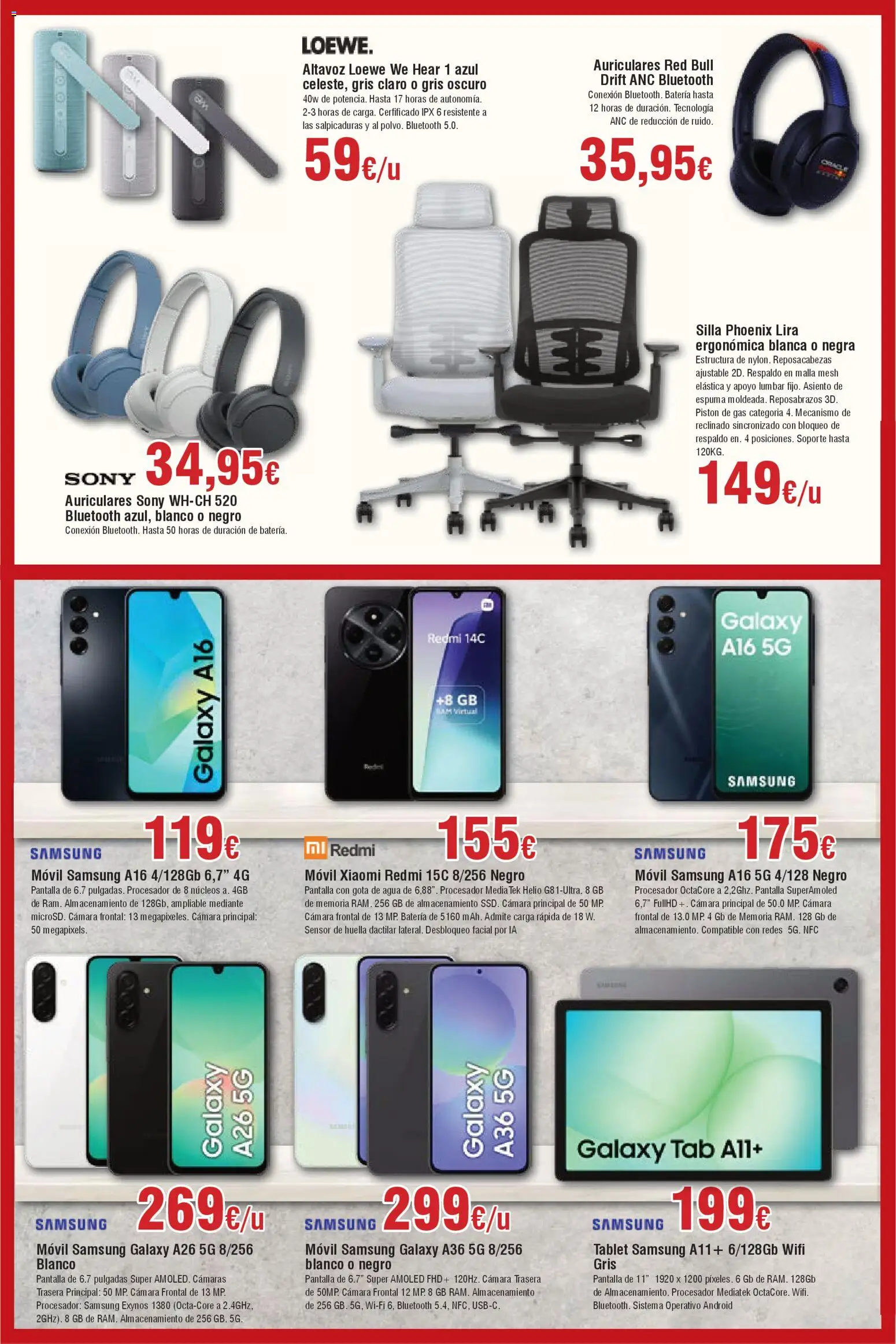 Froiz - Folleto Hiper │ válido desde el 08.01.2026 | Página: 3 | Productos: Tablet, Auriculares, Cámara, Batería