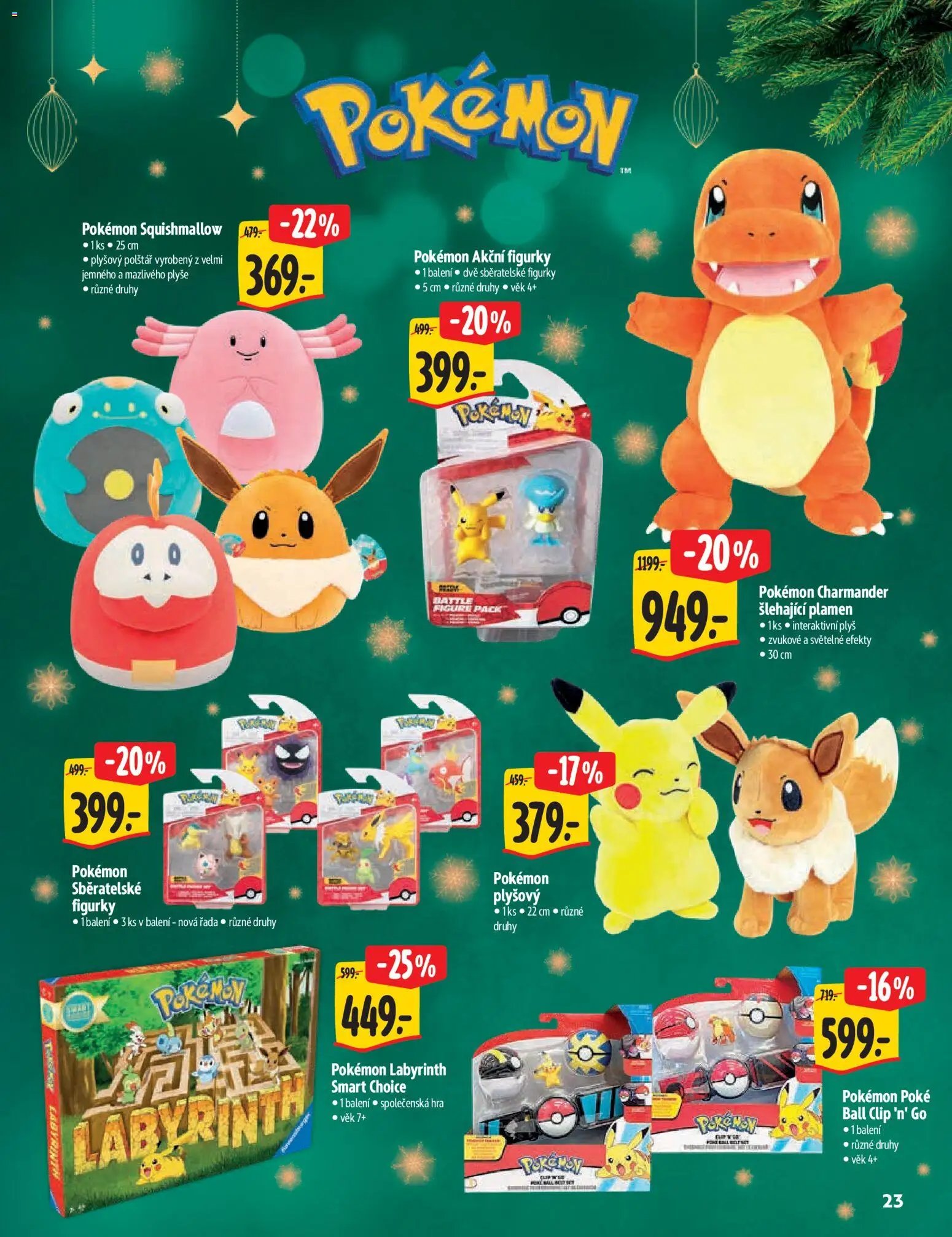 Albert katalog - Hypermarket - Vánoce od 12.11.2025 | Strana: 23 | Produkty: Hra, Figurky, Polštář