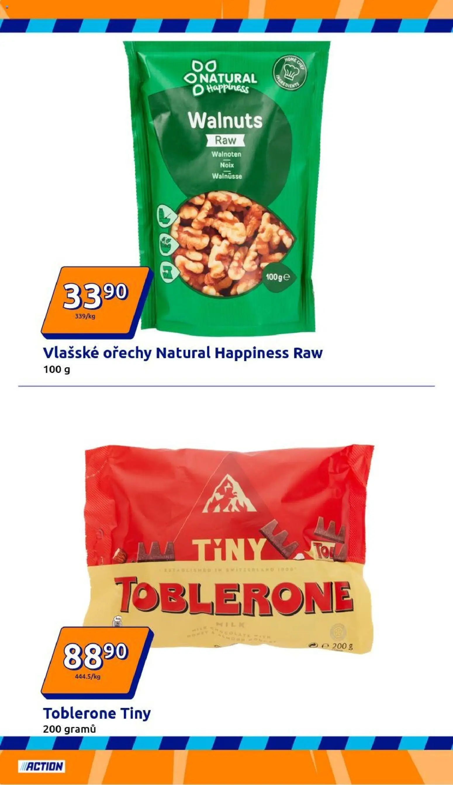 Action leták od 14.01.2026 | Strana: 30 | Produkty: Ořechy, Vlašské ořechy, Toblerone