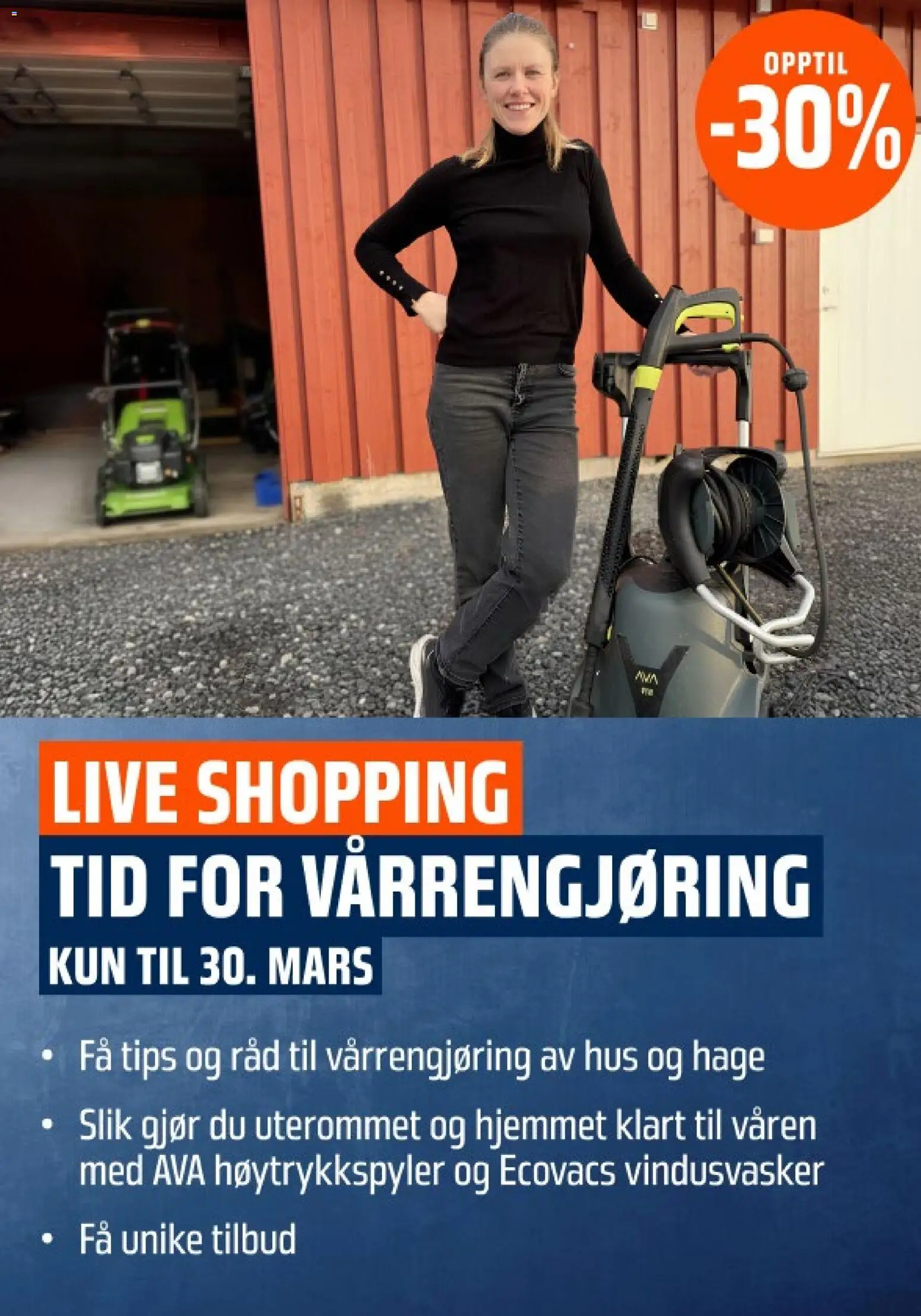 {H1} | Side: 29 | Produkter: Høytrykkspyler, Vindusvasker