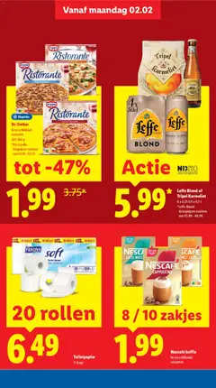 Lidl - Folder week 6 - Voorbeeld van een folder van Lidl, geldig van 02.02.2026 | Pagina: 5 | Producten: Toilet, Toiletpapier, Alcohol, Nescafe