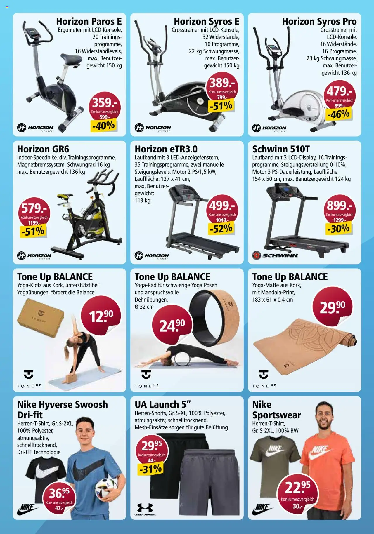Otto's Aktionen Online Katalog ab 25.08.2025 | Seite: 34 | Produkte: Laufband, Ergometer, Crosstrainer, Gewicht