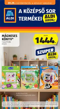 Aldi Középső sor termékei - amely érvényes a következő dátumtól: 29.01.2026