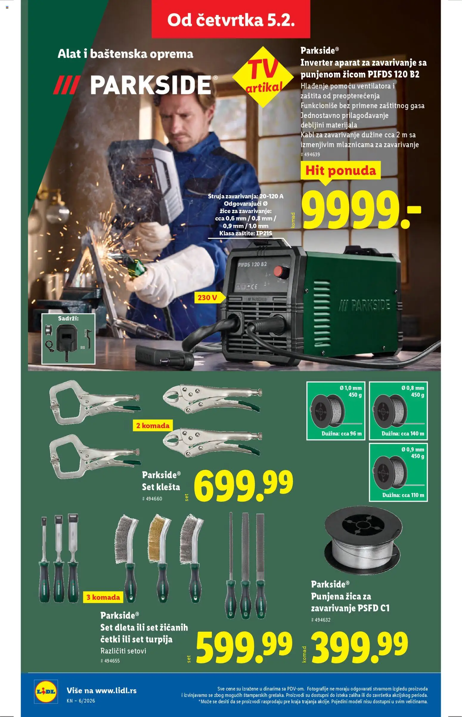 Lidl katalog - važi od 05.02.2026 | Strana: 60 | Proizvode: Parkside, Kabl