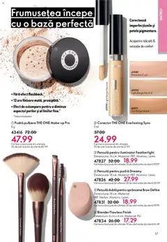 Noul catalog Oriflame – valabil de la 01.10.2025 | Pagină: 37 | Produse: Blender, Concealer, Pudră, Iluminator