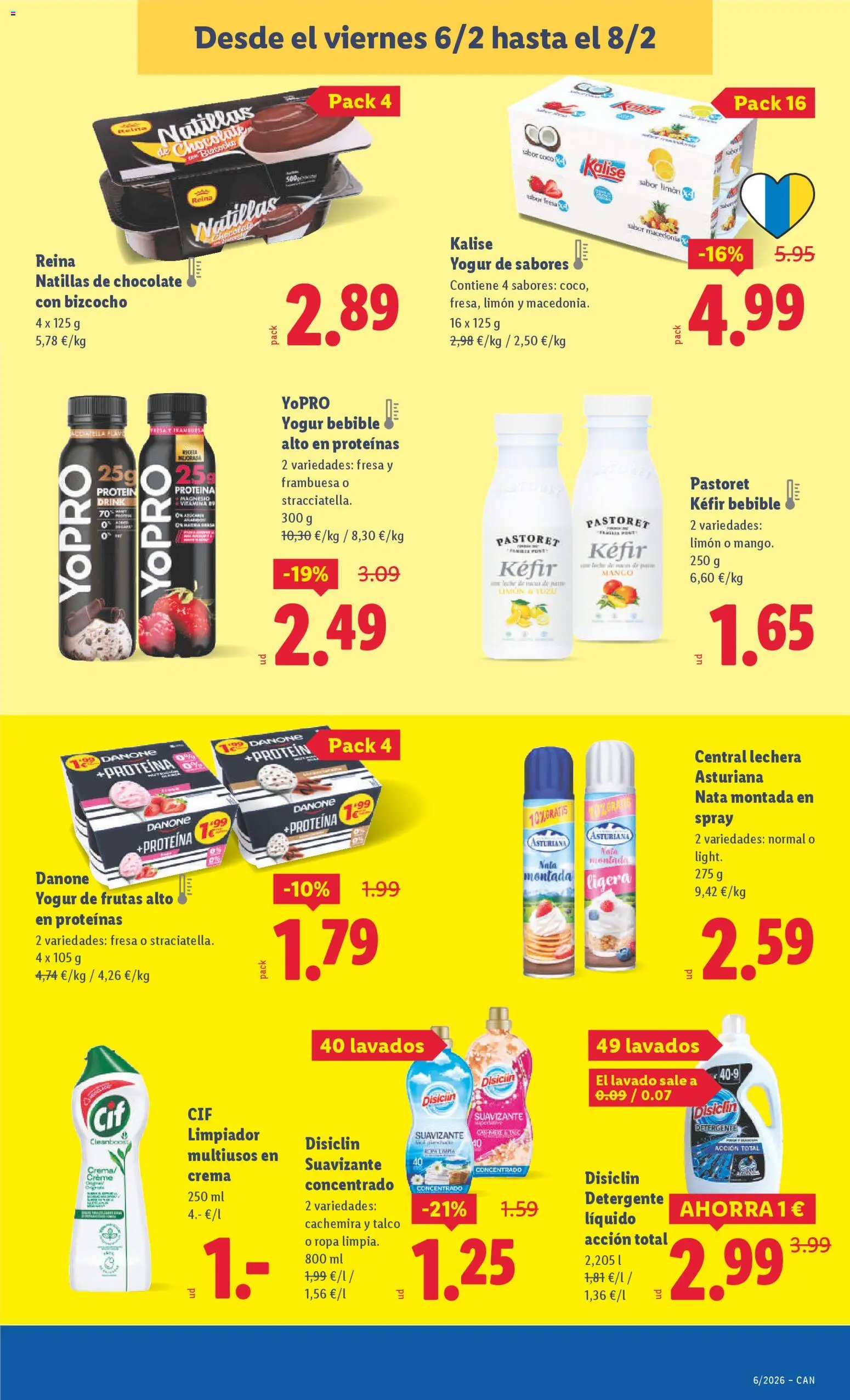 Lidl - Canarias │ válido desde el 02.02.2026 | Página: 41 | Productos: Crema, Ropa, Detergente líquido, Ρούτερ