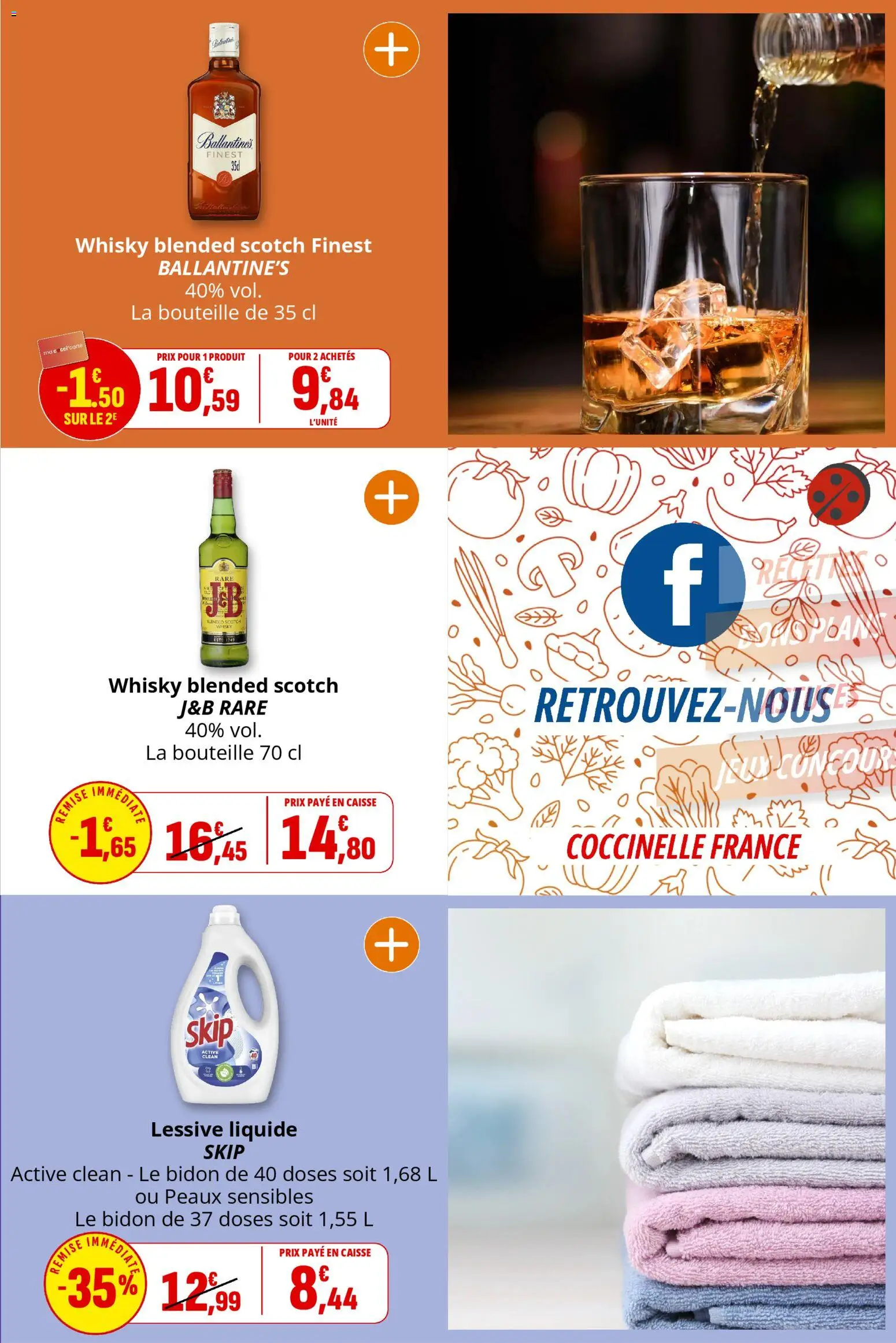 {H1} | Page: 32 | Produits: Whisky, Lessive liquide Skip, Lessive Liquide, Lessive