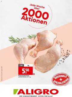 Vorschau von dem Prospekt - Aligro Aktionen Gourmetkunden ab 25.08.2025