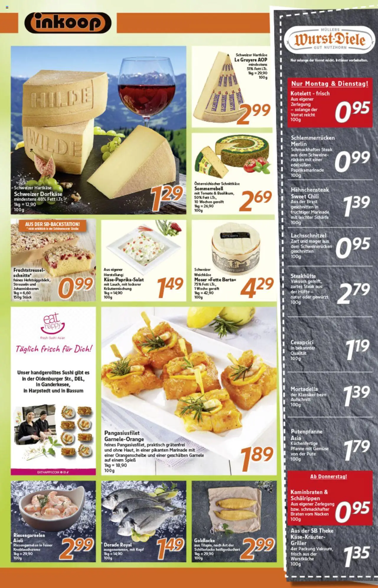 Inkoop Prospekt 	 - gültig ab dem 04.08.2025 | Seite: 4 | Produkte: Theke, Cevapcici, Steak, Griller