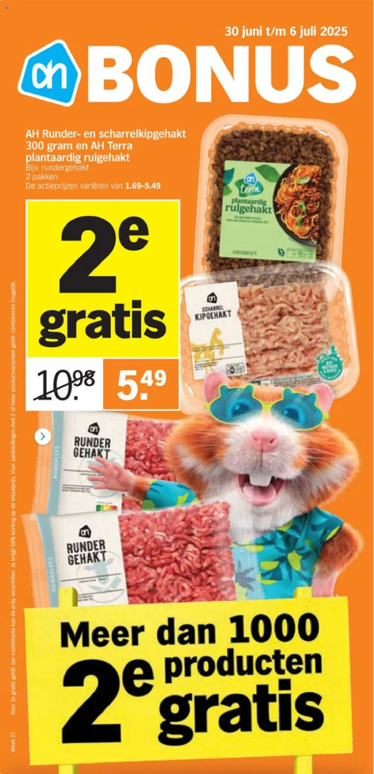  | Pagina: 1 | Producten: Kan, Gehakt