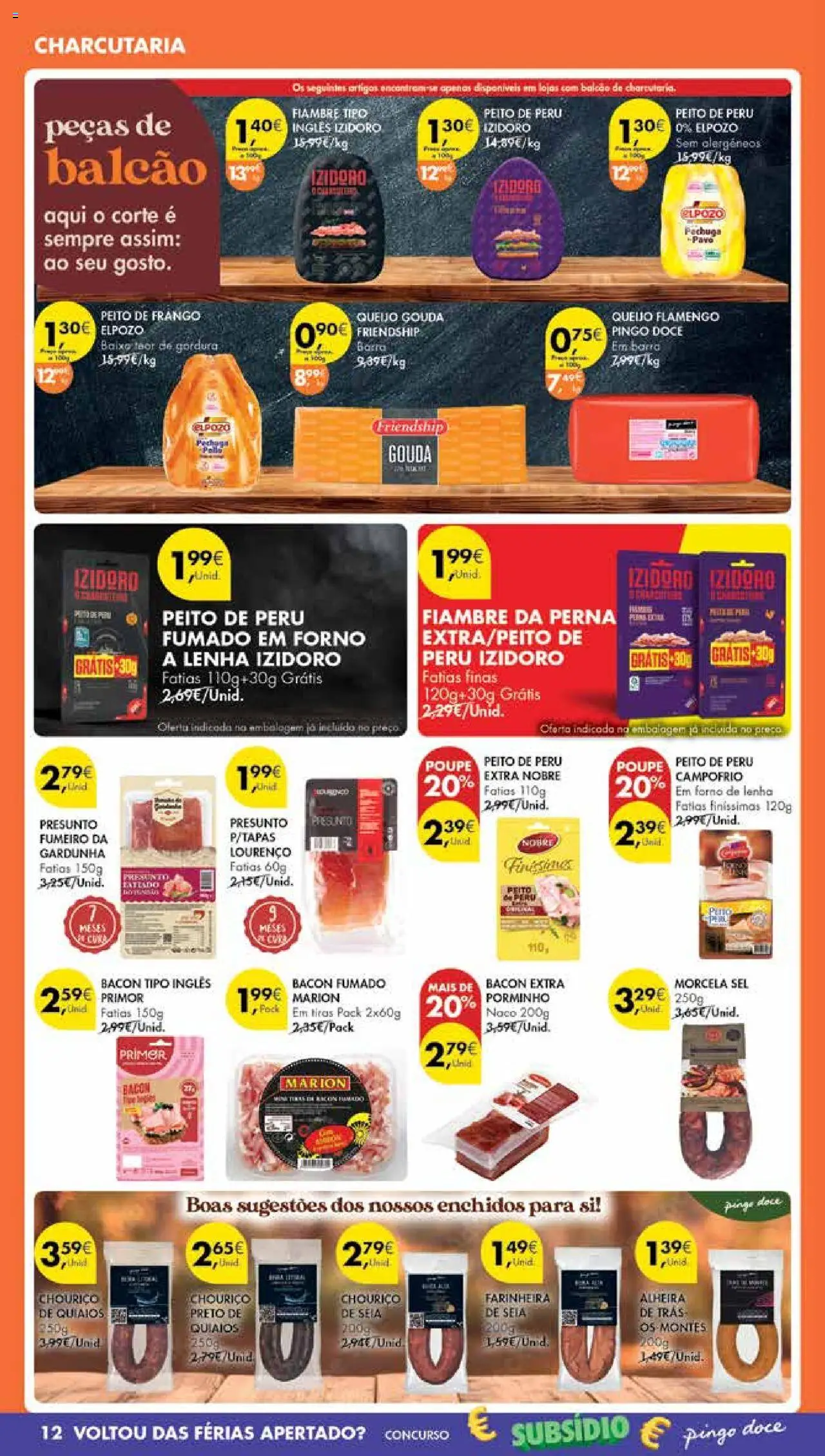 Pingo Doce Poupe Esta Semana Madeira │ válido de 07.10.2025 | Página: 12 | Produtos: Peito de frango, Peito de peru, Presunto, Alheira