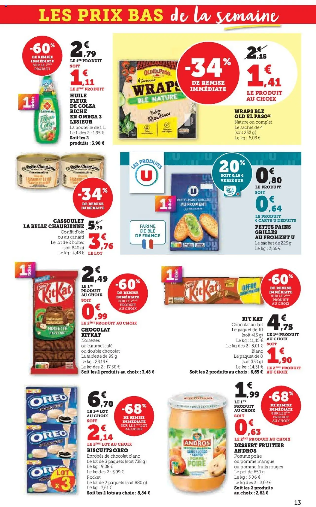  | Page: 13 | Produits: Mangue, Poire, Pomme, Biscuits