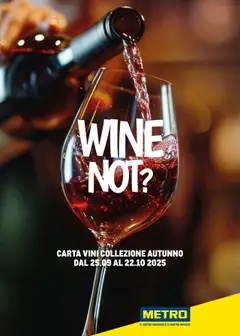 Anteprima del volantino Metro Vini autunno catalogo valido a partire dal 25.09.2025