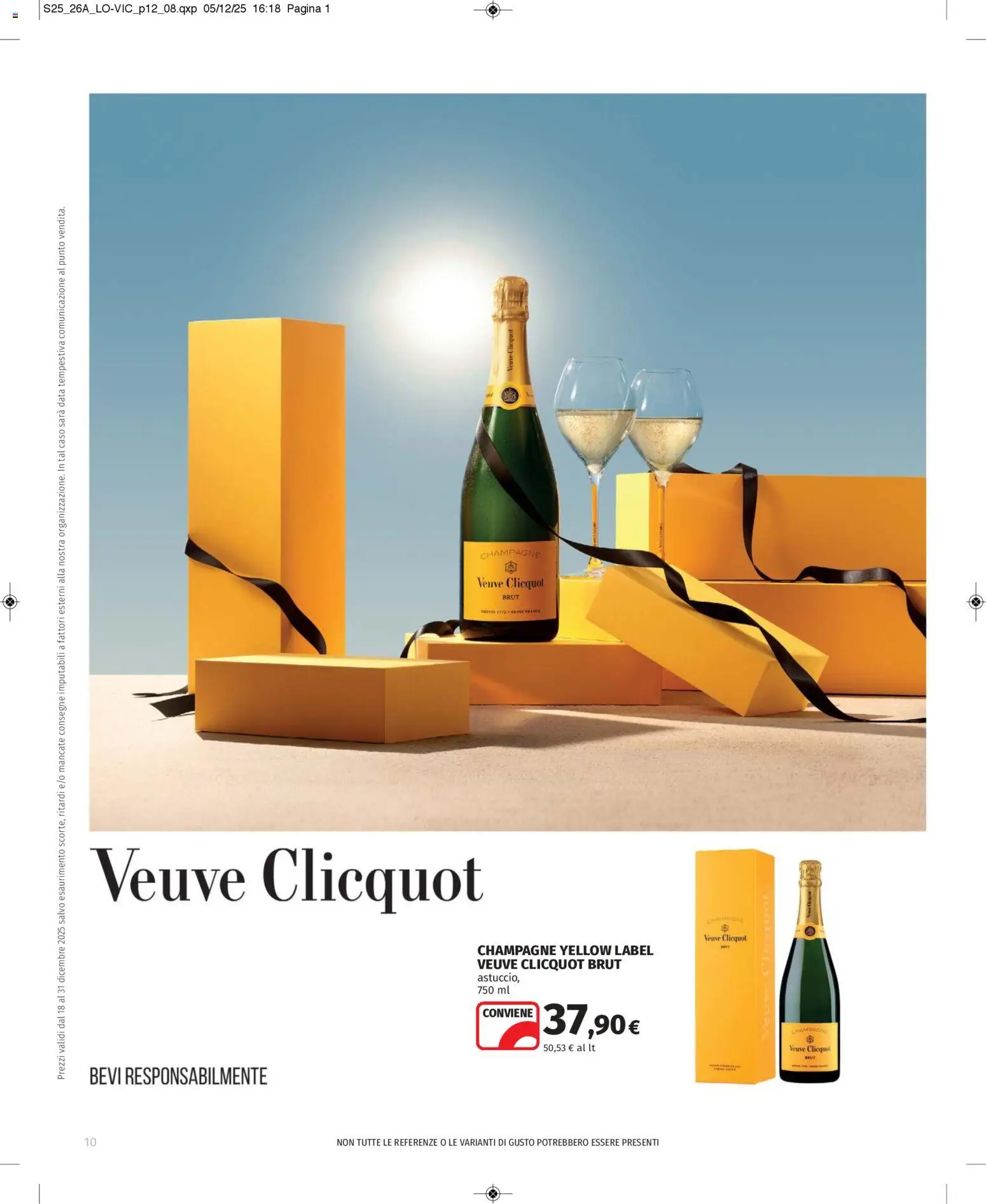 Volantino COOP del 18.12.2025 | Pagina: 12 | Prodotti: Data, Champagne
