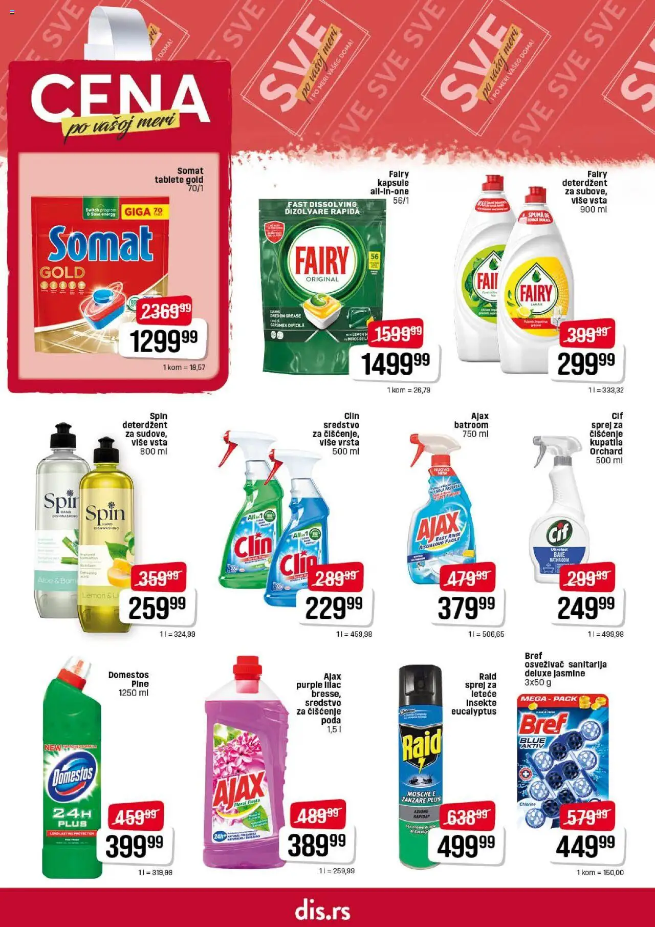 DIS katalog - važi od 14.08.2025 | Strana: 24 | Proizvode: Bref, Somat, Kapsule, Ajax
