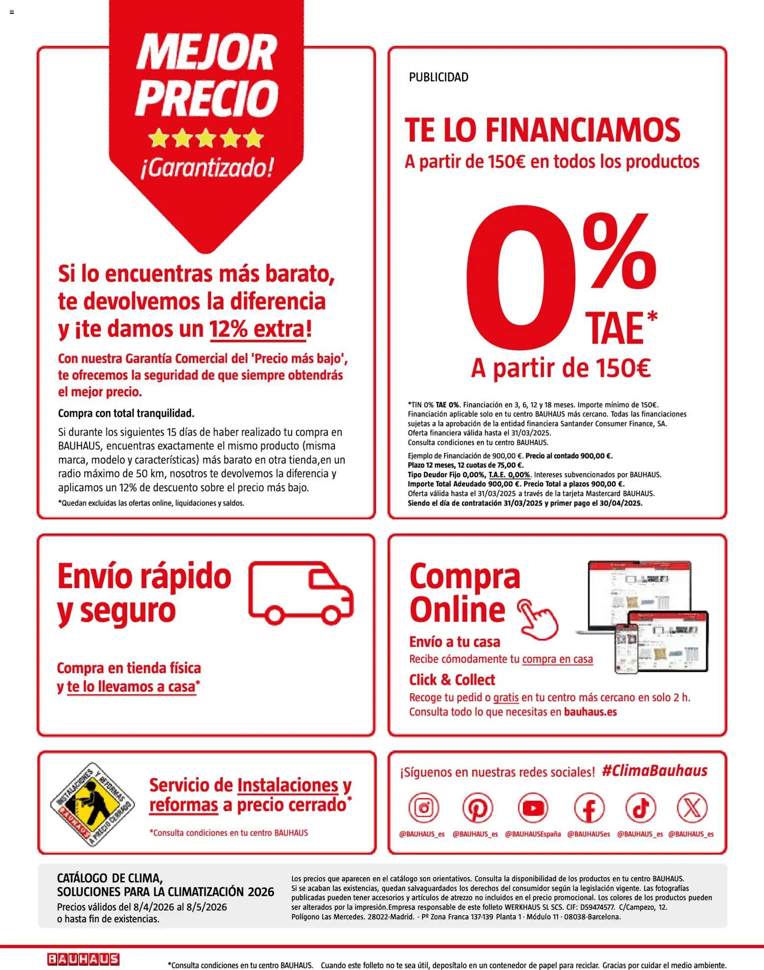 Bauhaus Climatización │ válido desde el 08.04.2026 | Página: 2 | Productos: Té, Radio