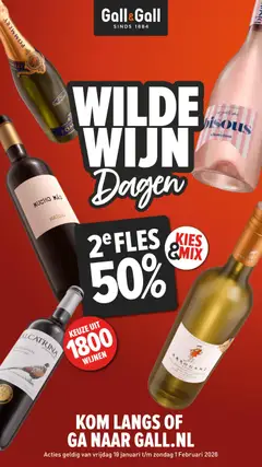 Gall en Gall - Folder - Voorbeeld van een folder van Gall en Gall, geldig van 19.01.2026