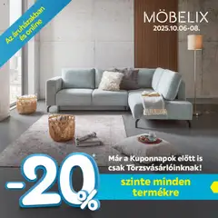 Möbelix Szórólap - amely érvényes a következő dátumtól: 06.10.2025