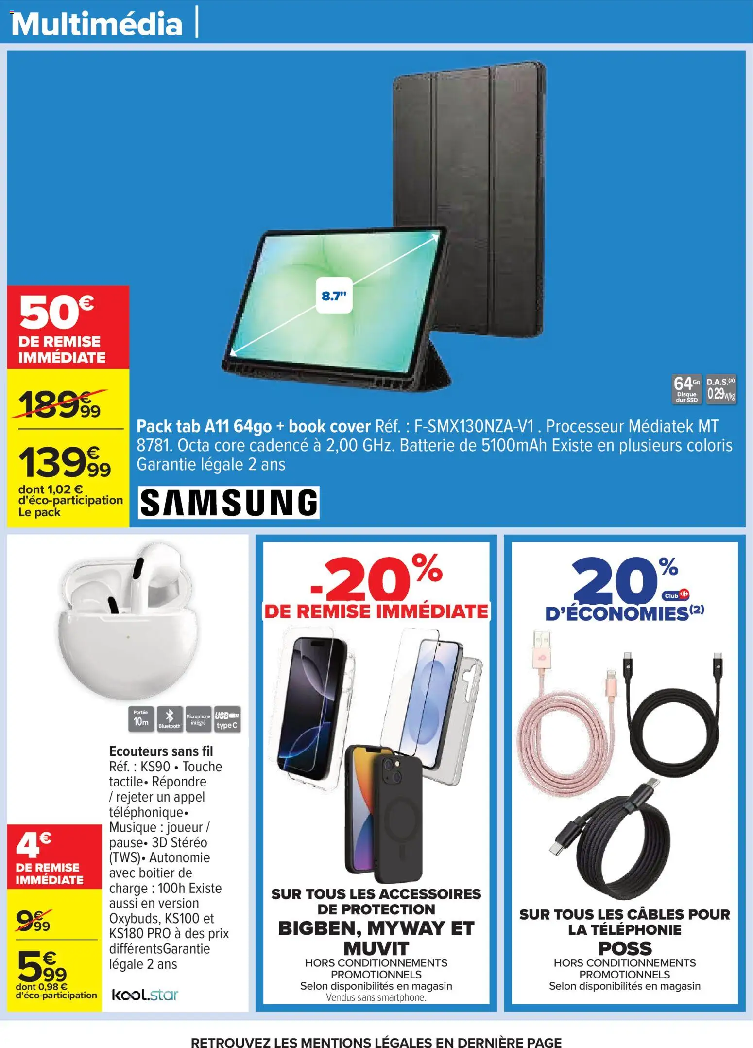 {H1} | Page: 83 | Produits: Joueur, Écouteurs, Microphone, Batterie