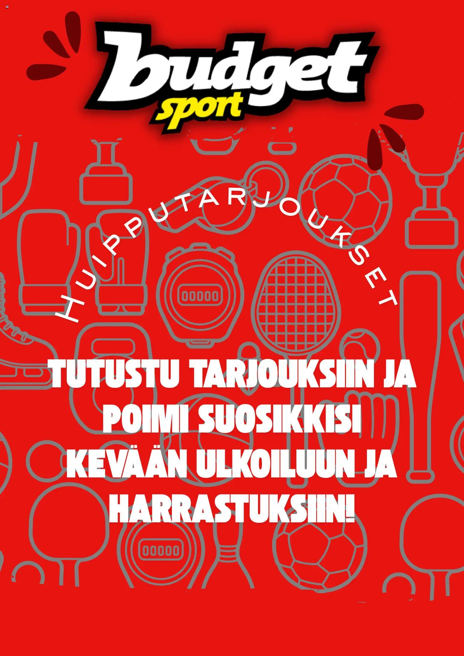 Budget Sport tarjoukset – voimassa 10.04.2026 alkaen | Sivu: 1