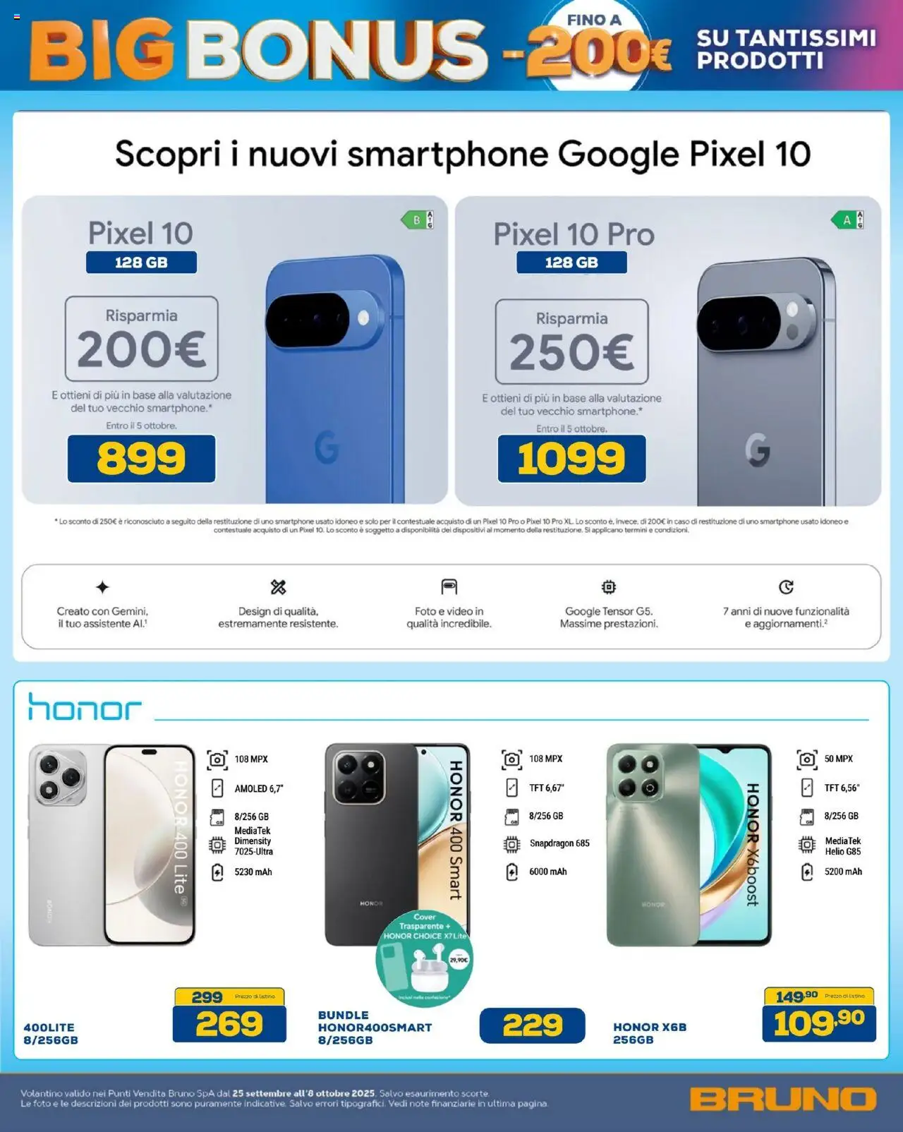 Volantino BRUNO del 25.09.2025 | Pagina: 7 | Prodotti: Smartphone, Video