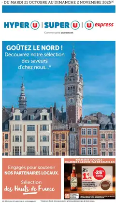 Hyper U - Prévisualisation de Hyper U - Engagés pour soutenir nos partenaires locaux Sélection des Hauts de France valide à partir de 21.10.2025