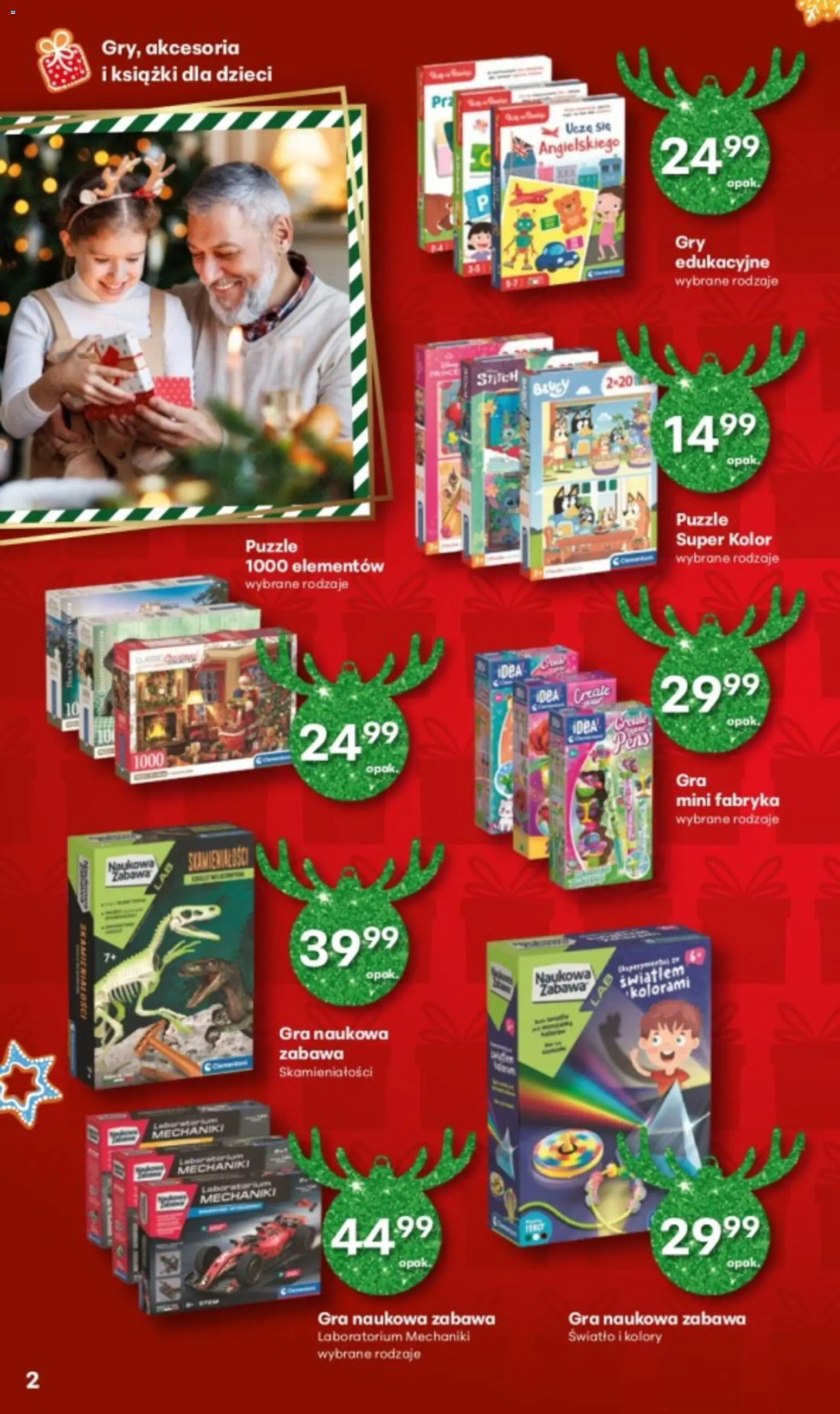 Delikatesy Centrum Gazetka - Prezenty  od 27.11.2025 | Strona: 2 | Produkty: Gra, Książki