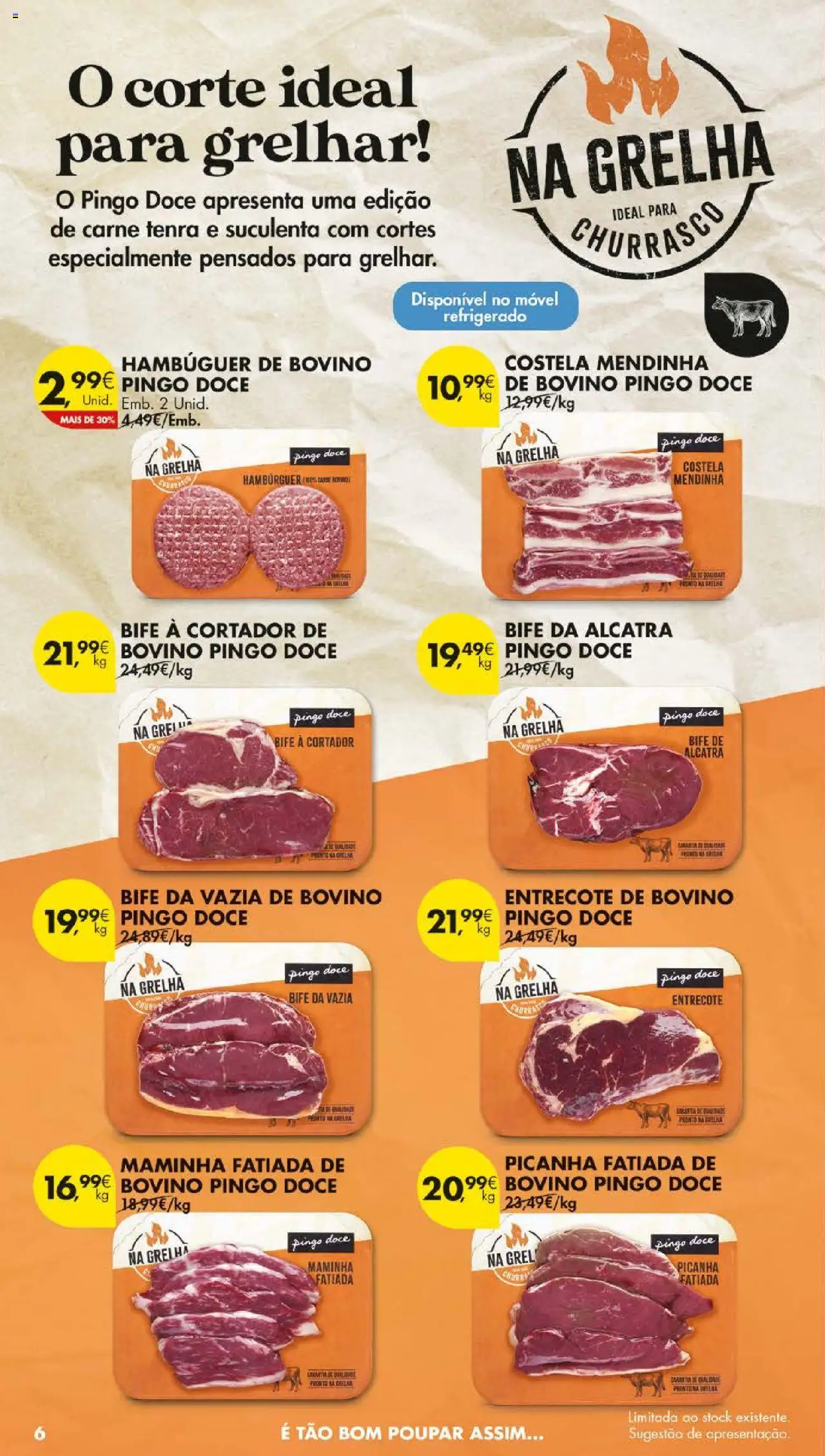 Pingo Doce folheto │ válido de 07.10.2025 | Página: 10 | Produtos: Cortador, Hambúrguer, Carne