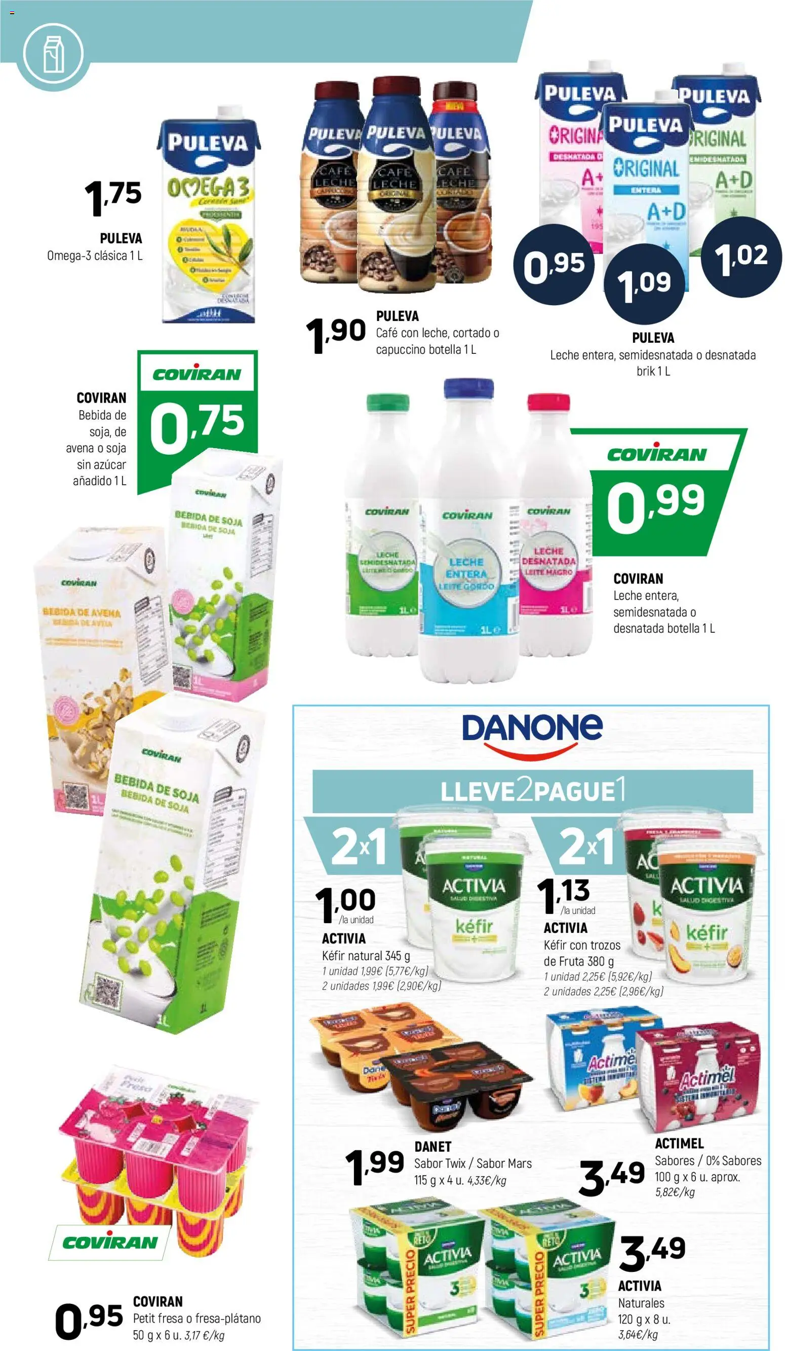 Coviran - Badajoz │ válido desde el 02.01.2026 | Página: 6 | Productos: Leche entera, Leche, Café, Bebida de soja