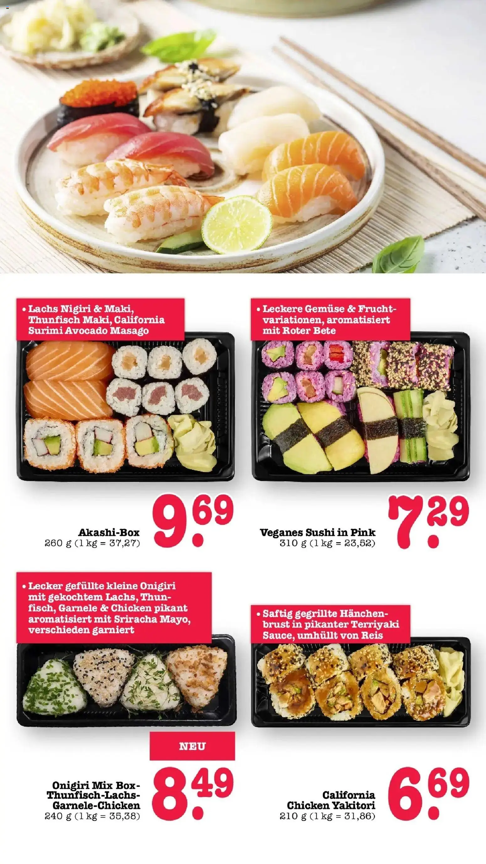 E center Prospekt Mainz-Weisenau	 – gültig ab 12.04.2026 | Seite: 18 | Produkte: Thunfisch, Lachs, Gemüse, Reis