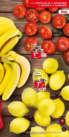 Vista previa Limones, Origen España • Cat. I, Malla 750 g válido desde el 26.11.2025 | Página: 5 | Productos: Ensalada