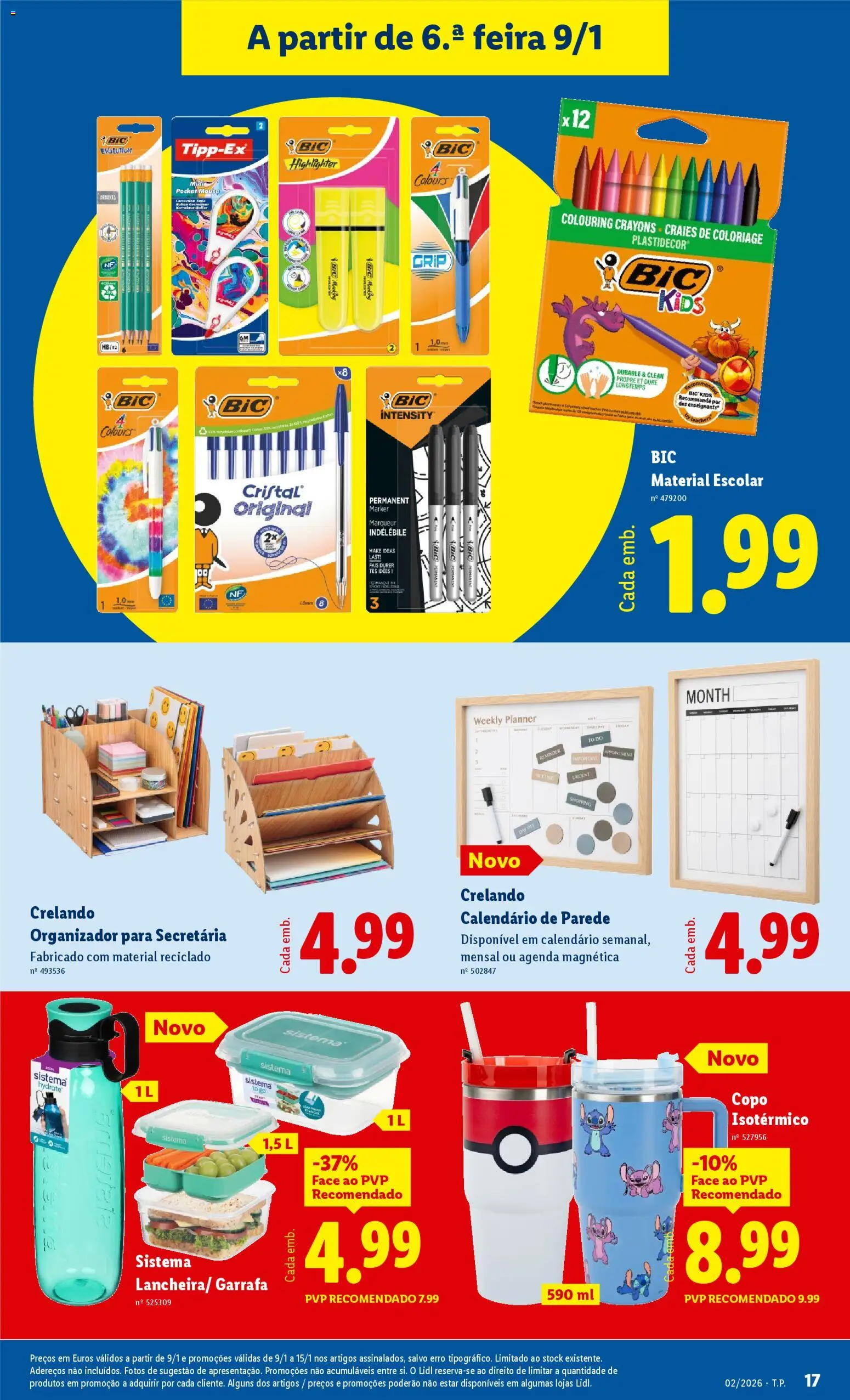 Lidl Novidades │ válido de 05.01.2026 | Página: 17 | Produtos: Mouse, Organizador