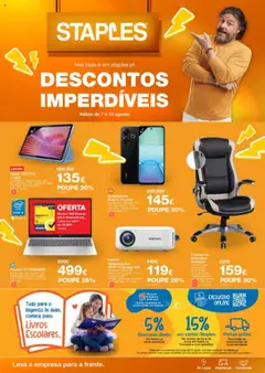 Pré-visualização Staples folheto válido de 07.08.2025