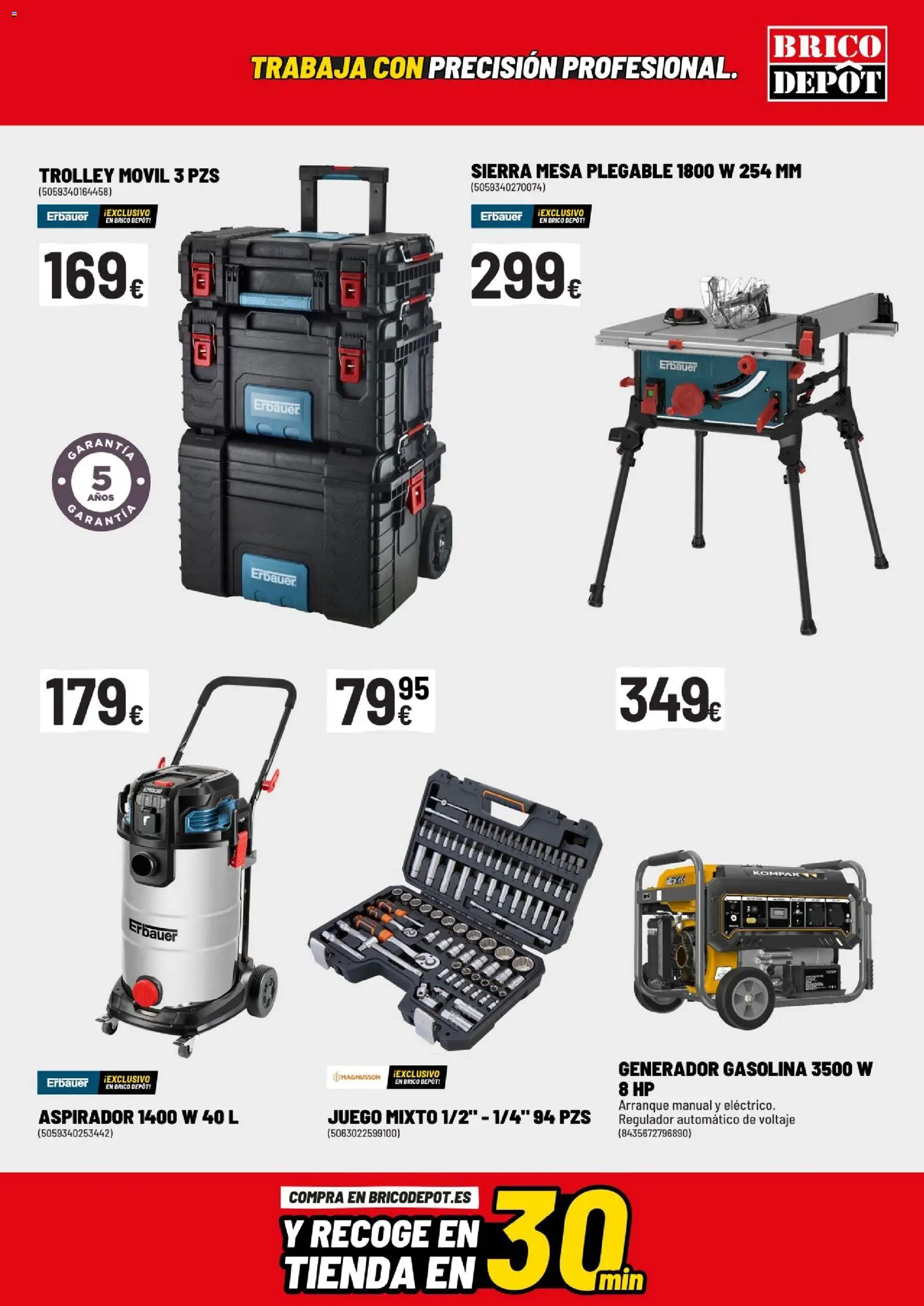 Brico Depôt folleto │ válido desde el 30.01.2026 | Página: 11 | Productos: Aspirador, Mesa