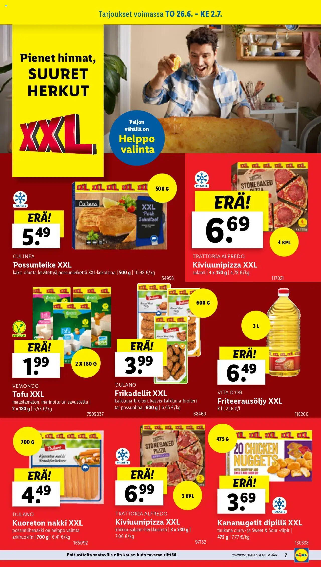  | Sivu: 9 | Tuotteet: Curry, Salami, Pizza