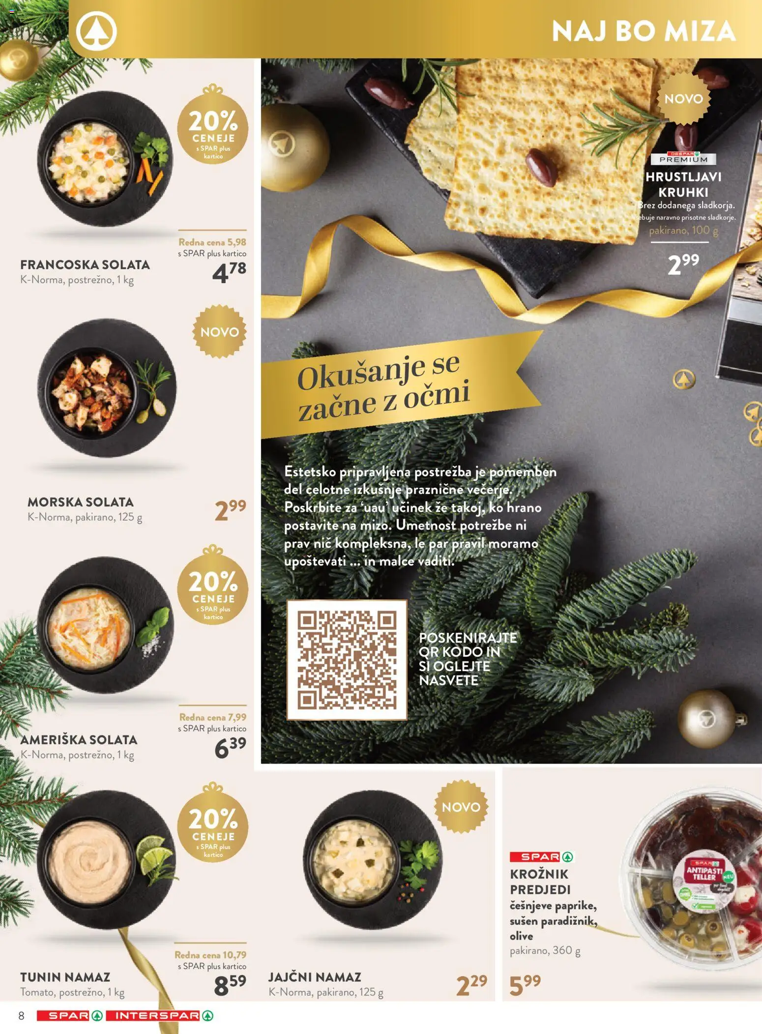 Novi Spar katalog ponudbe – veljaven od 03.12.2025 | Stran: 8
