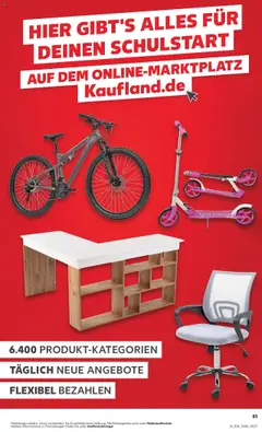 Mountainbike, Graues Mountainbike mit roten Akzenten - gültig ab dem 21.08.2025 | Seite: 51 | Produkte: Mountainbike, Scooter