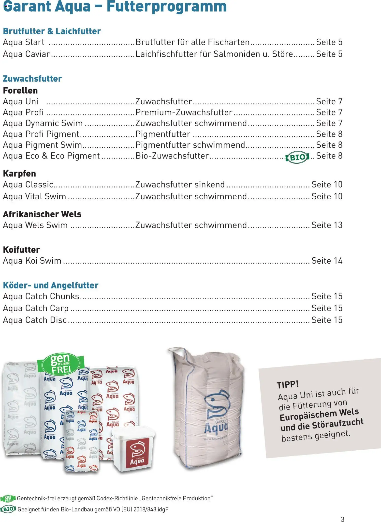 Lagerhaus Fischfutter gültig ab 01.03.2026 | Seite: 3