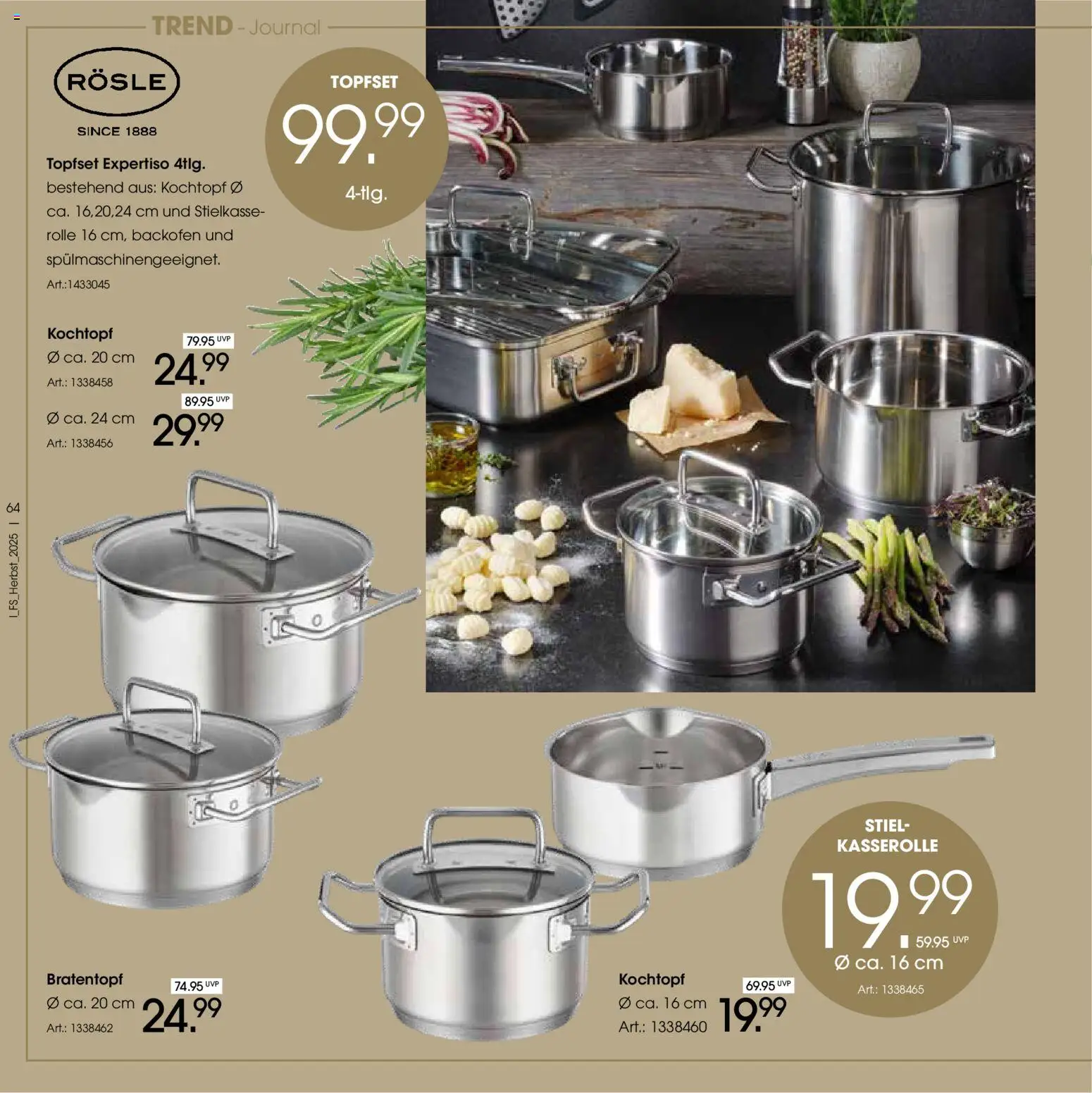 Zurbrüggen Trend-Journal Herbst – gültig ab 21.10.2025 | Seite: 64 | Produkte: Backofen