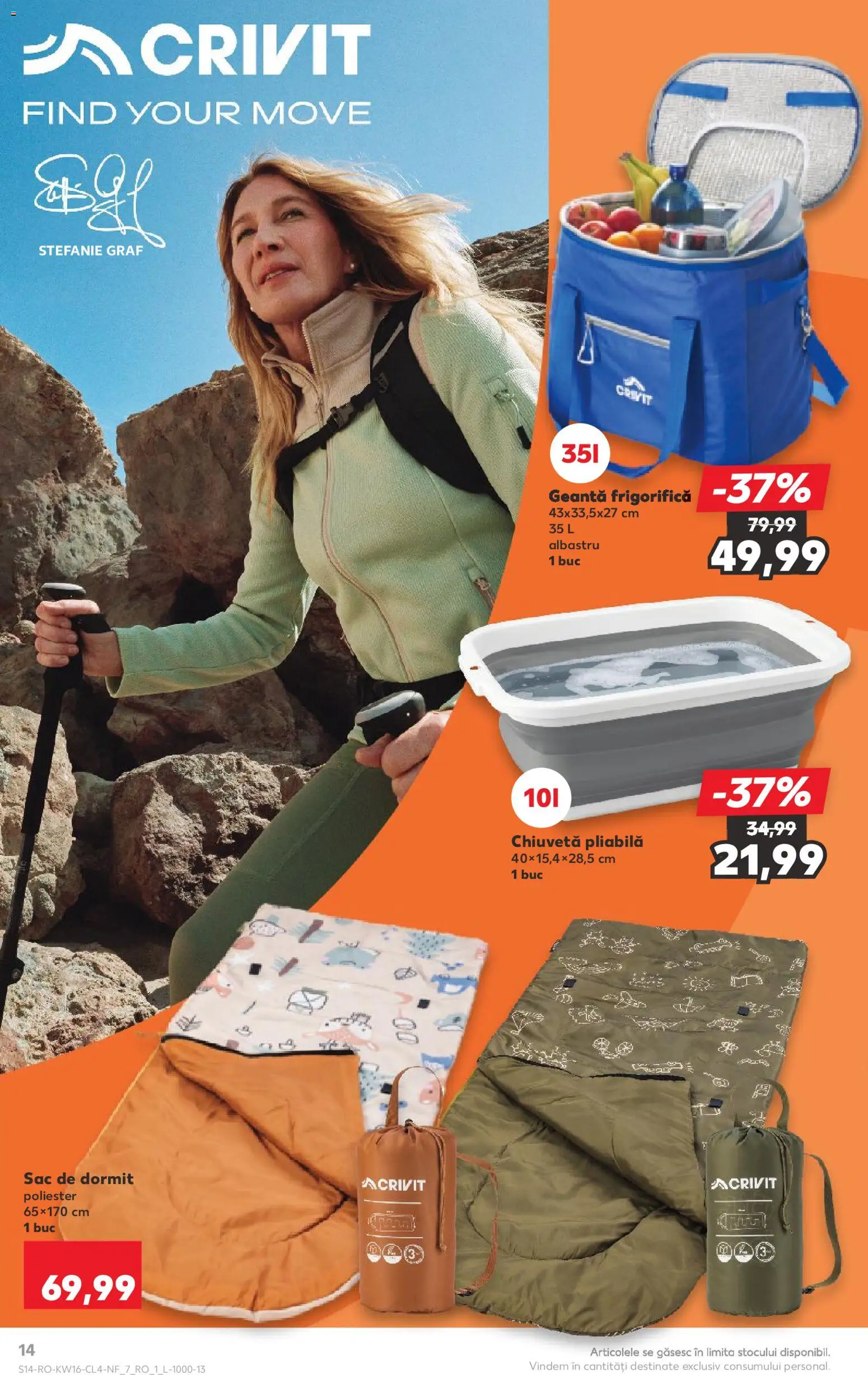 Noul catalog Kaufland – valabil de la 15.04.2026 | Pagină: 14 | Produse: Geantă, Chiuvetă