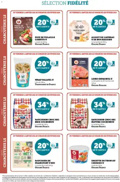 Hyper U - Prévisualisation de Hyper U - Ma sélection Carte U janvier valide à partir de 02.01.2026 | Page: 2 | Produits: Saucisson, Viande, Porc, Brie