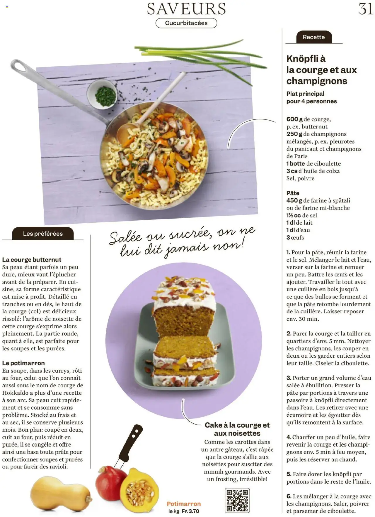 Migros Magazin FR – gültig ab 29.09.2025 | Seite: 31 | Produkte: Champignons