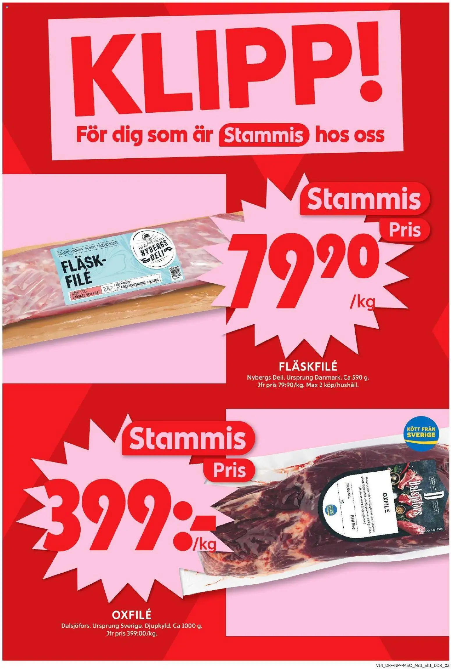 ICA Maxi reklamblad aktuell från 30.03.2026 | Sida: 3 | Produkter: Oxfilé, Fläsk