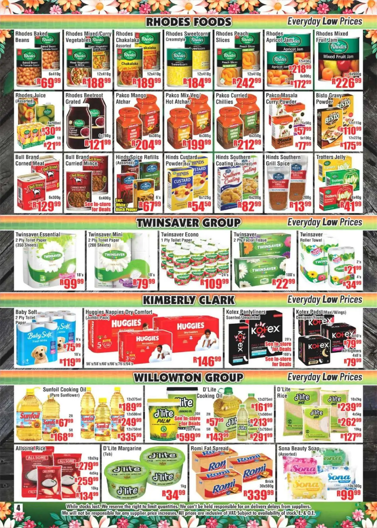 New Devland catalogue – valid from 06.09.2025 | Page: 4 | Products: Corned meat, Custard, Fat spread, Pepper