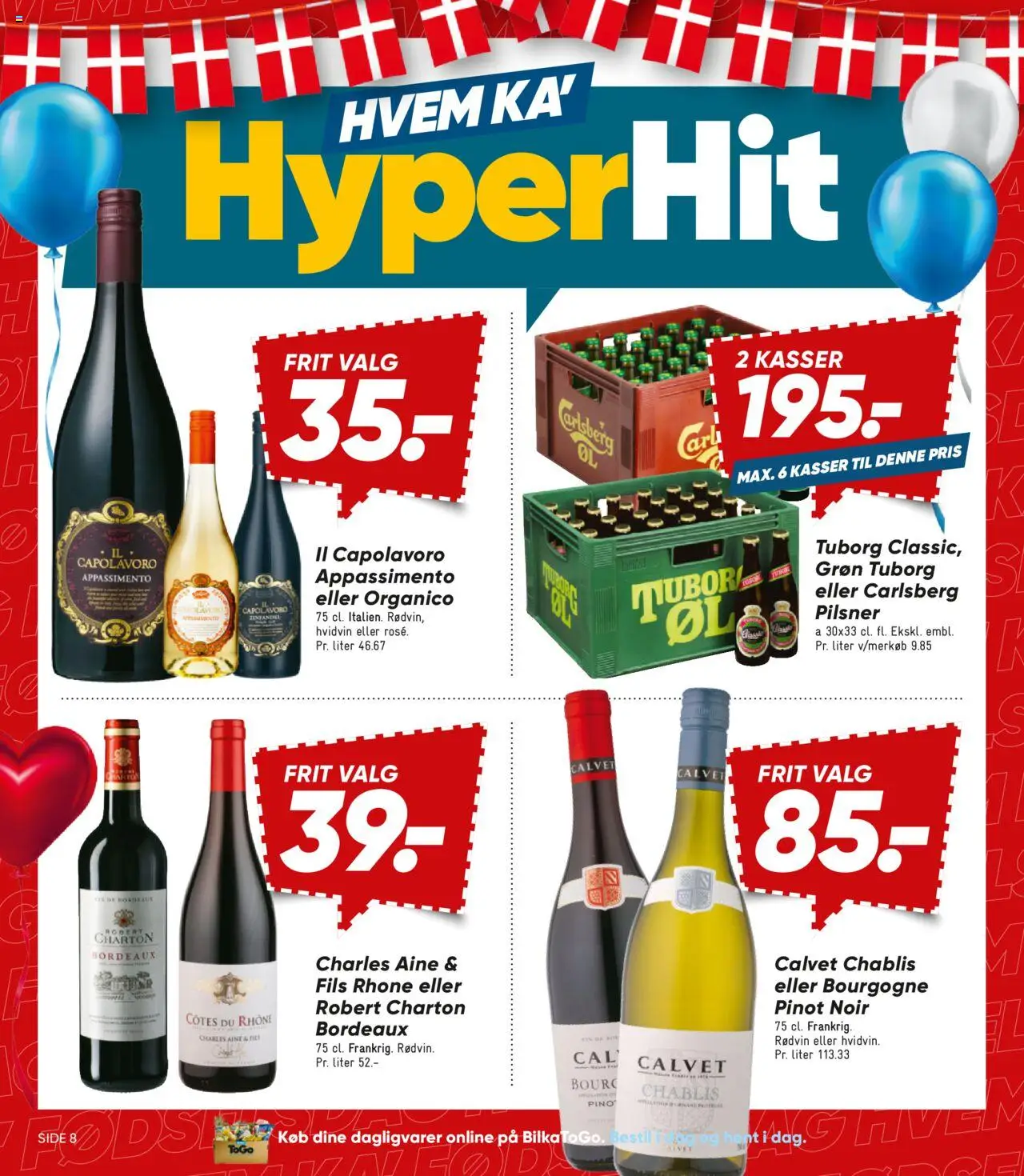Bilka Tilbudsavis gyldig fra 22.08.2025 | Side: 8 | Produkter: Vin